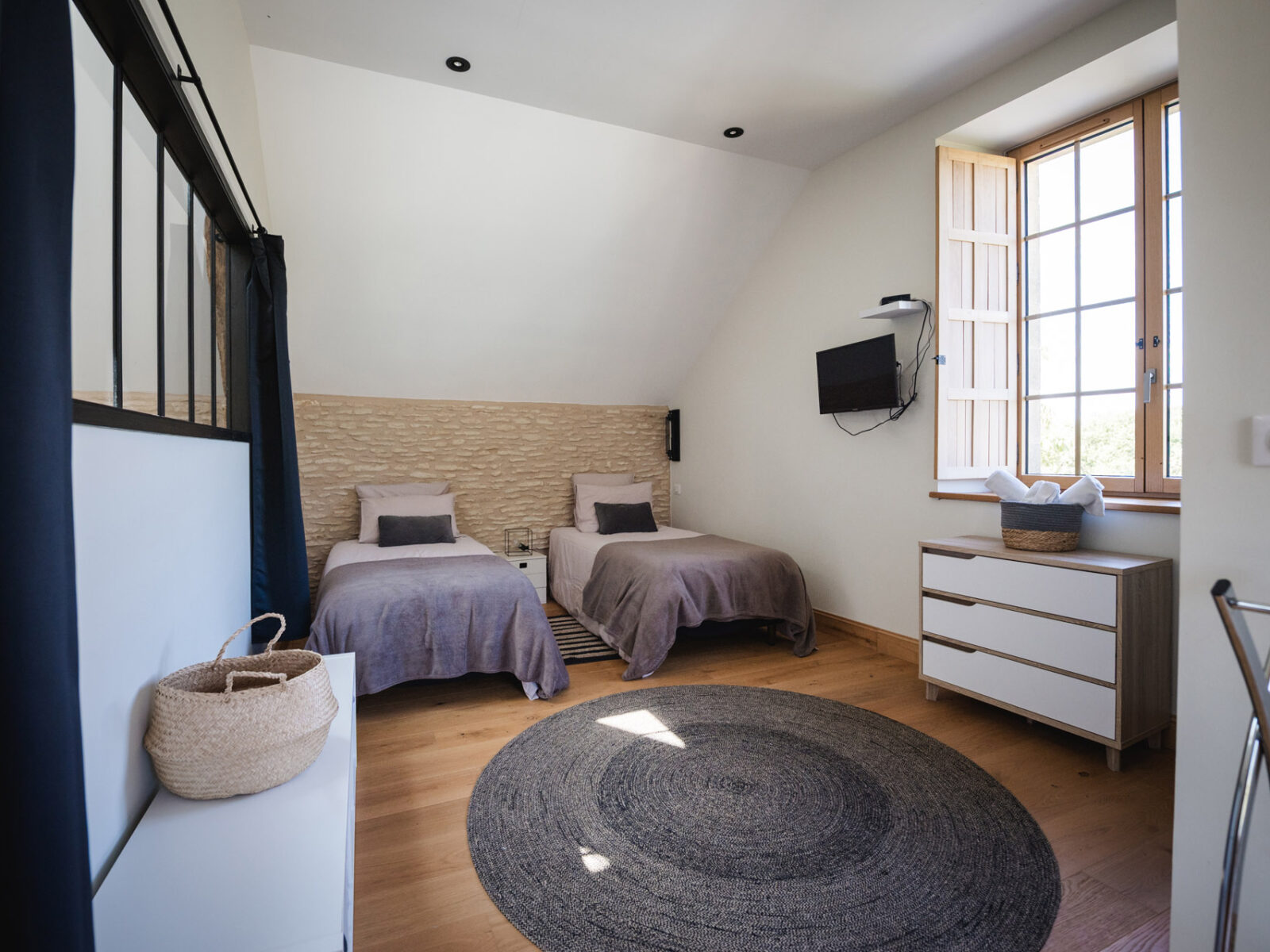 charmes de vaurizeaud gites chambres dhotes sarlat proissans chambre twin fox trot 1
