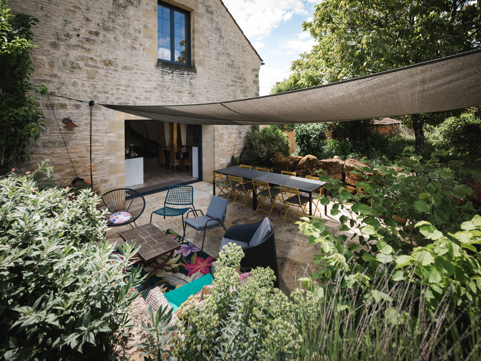 charmes de vaurizeaud gites chambres dhotes sarlat proissans terrasse privee couverte 12