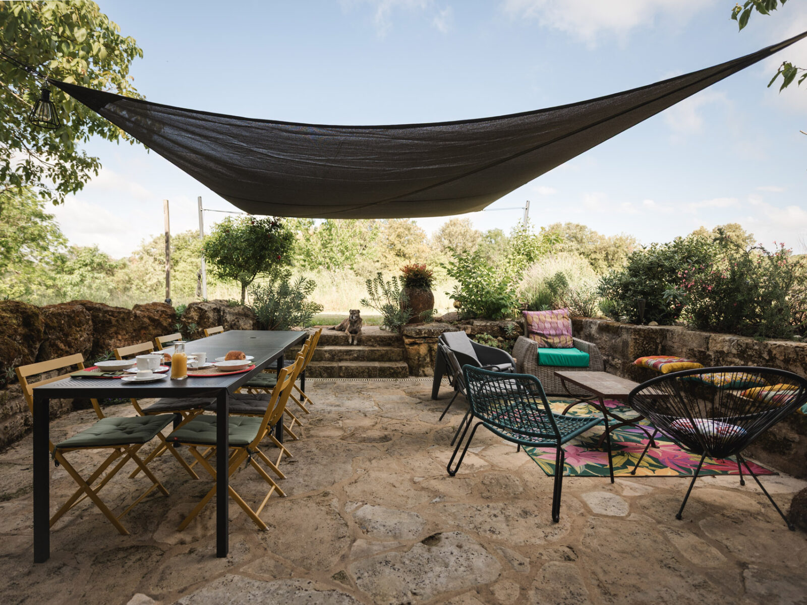 charmes de vaurizeaud gites chambres dhotes sarlat proissans terrasse privee couverte 5